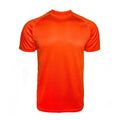 1102-Adult Polyester Tee - Orange Color