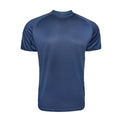 1102-Adult  Polyester Tee - Navy Color - AF APPARELS(USA)